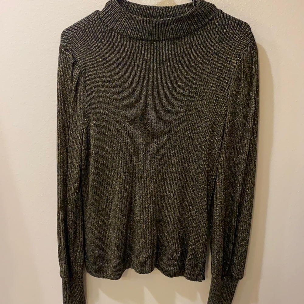 NWT black and gold sweater